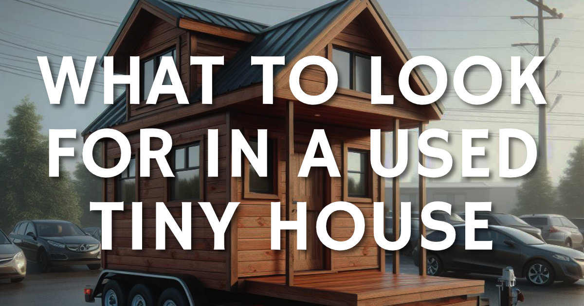 What to Look for in a Used Tiny House
