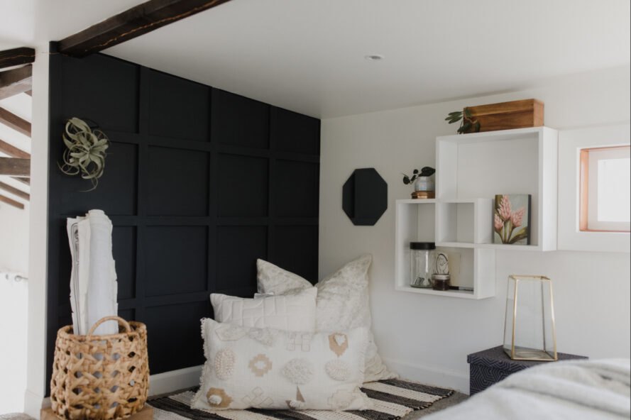 Black Tiny House Interior