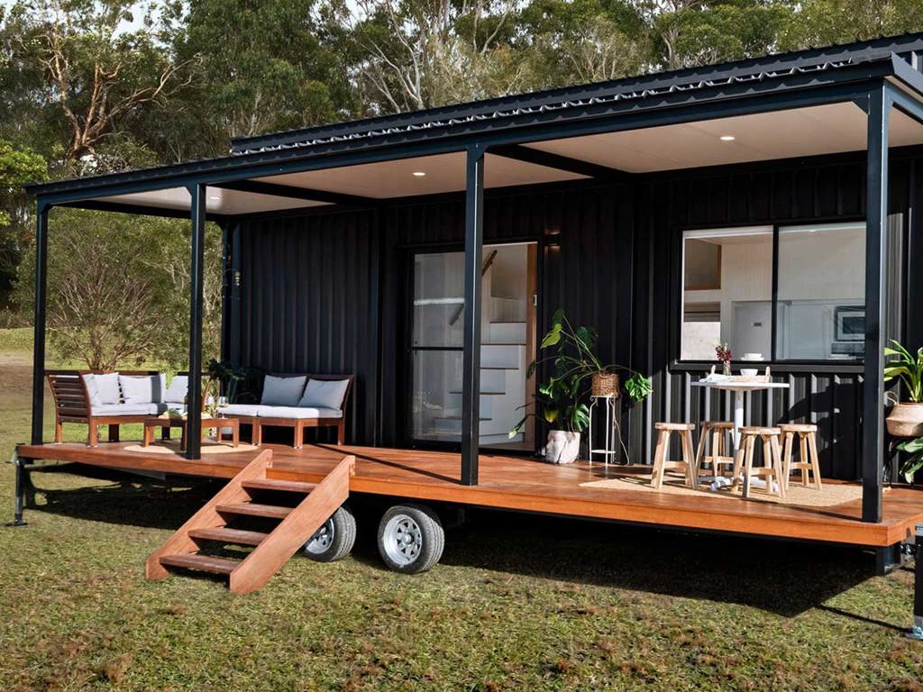 Aussie Tiny House deck 