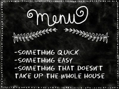 Meal Planning - Chalkboard