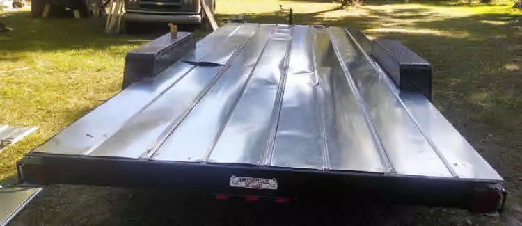 Tiny House Trailer Underside Flashing