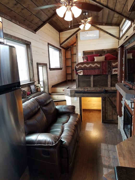 Tiny House For Sale Custom 33ft Log Cabin Style Tiny