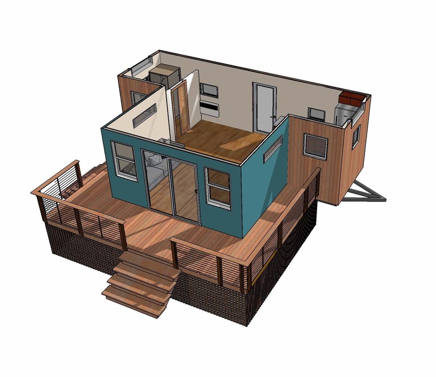 Tiny House for Sale - Expandable, movable not-so-tiny house