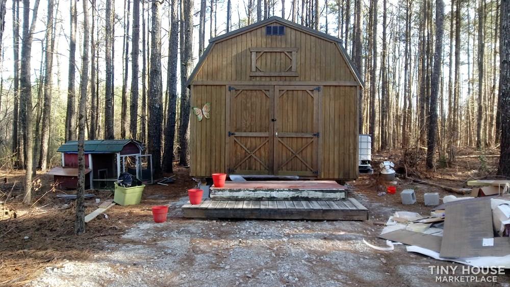 tiny house for sale - 288 sq. ft. cabin in amish built shed